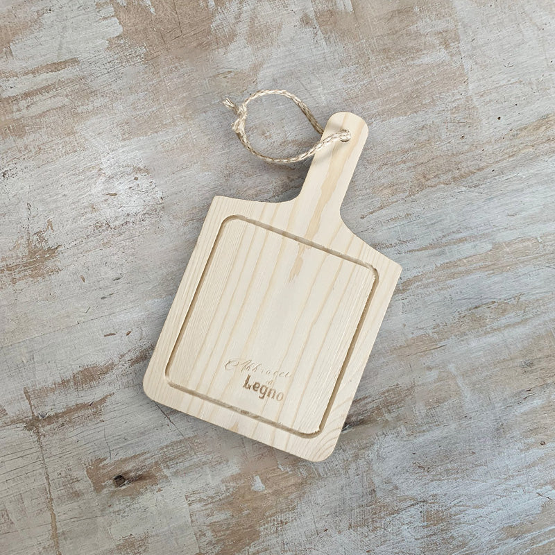 Tagliere Quadrato "Baci Appasionati"