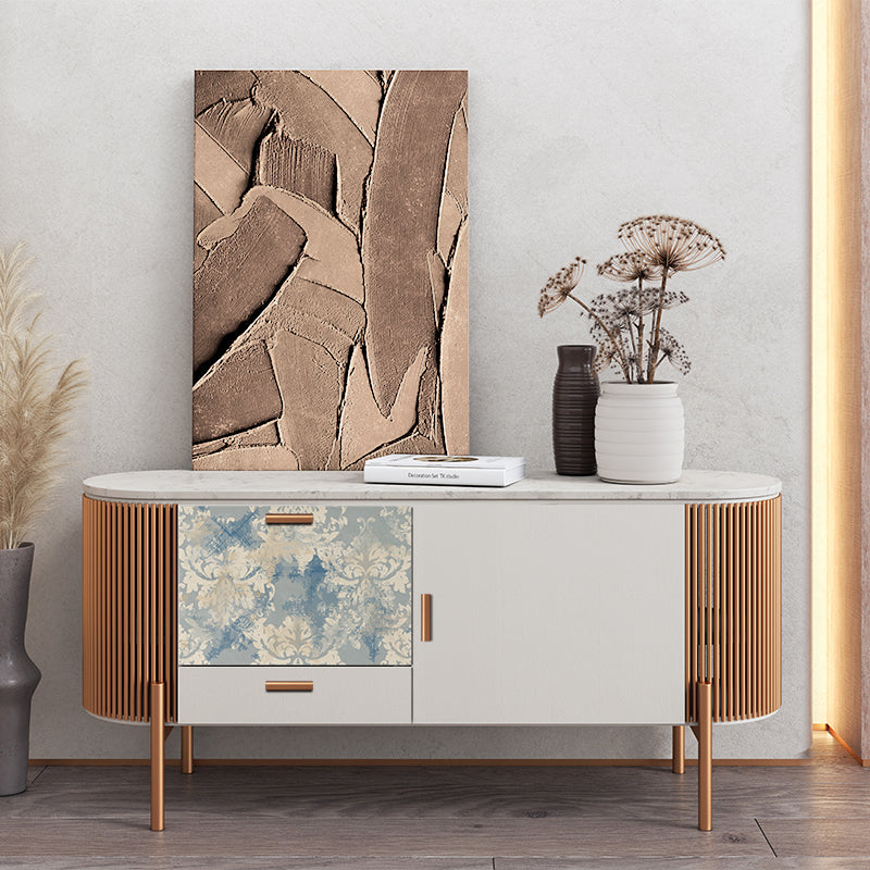 Découpage Tappezzeria - Damasco Moderno Blu