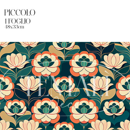 Decoupagé Tappezzeria - Fiori Decò