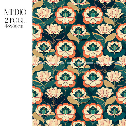 Decoupagé Tappezzeria - Fiori Decò