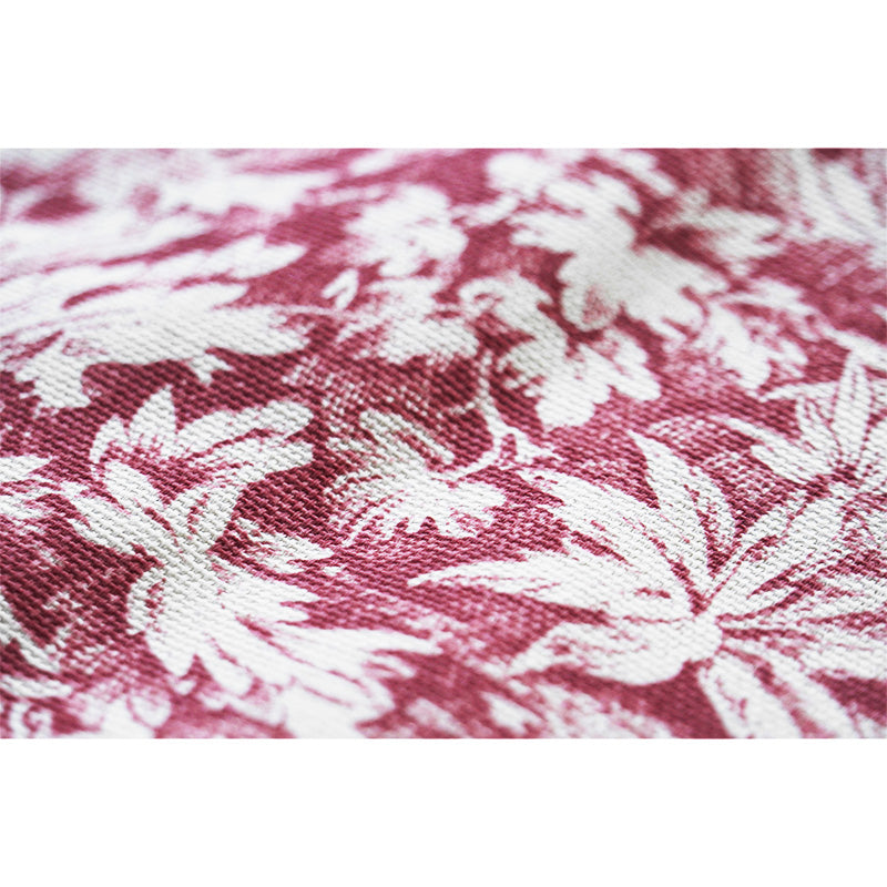 Tessuto in Cotone – Toile de Jouy – Rosso – al metro