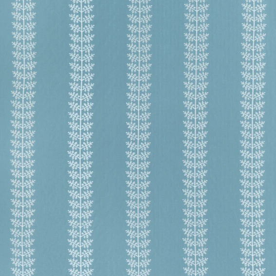 TESSUTO  "Amble Embroidery Azzurro" boxwood | THIBAUT