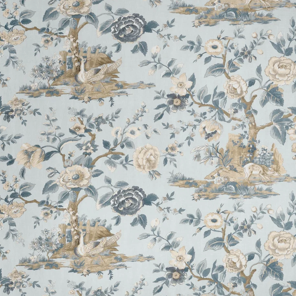 TESSUTO "Azulejo Jacquard Crema y Avena" - Lo Contemporáneo - Cole & Son
