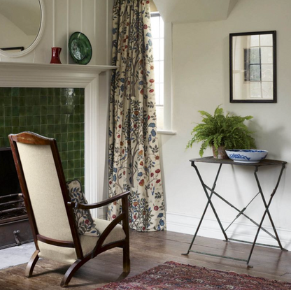 TELA "ÁRBOL KELMSCOTT AZUL" Morris & Co - Morris y Amigos