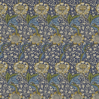 TELA "KENNET AZUL" Morris & Co - Morris y Amigos