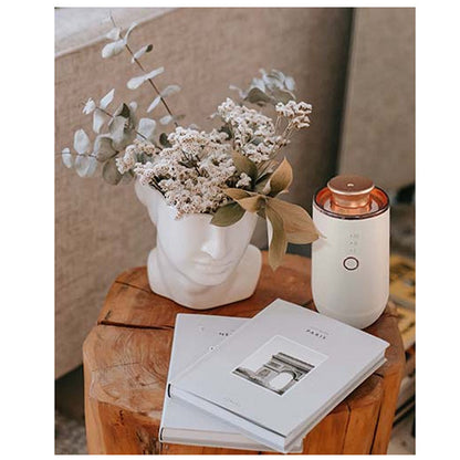 Diffusore Elettrico Lux - Bianco e Bronzo - ESSENZAPURA per Hypno Casa