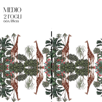 Dècoupage Toile de Jouy - Giraffe