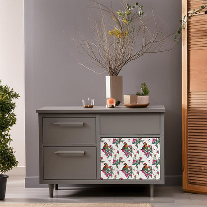 Dècoupage Toile de Jouy - Pappagalli