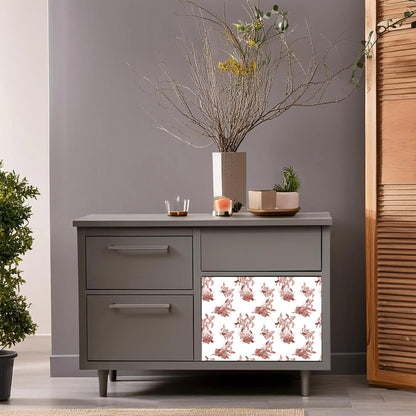 Dècoupage Toile de Jouy - Scimmie rosse