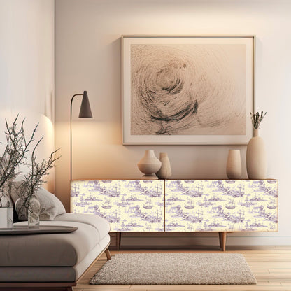 Dècoupage Toile de Jouy - Velieri lilla