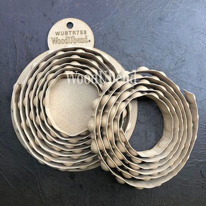 Fregio Decorativo "Cordone Perle di Fiume Big", WoodUbend