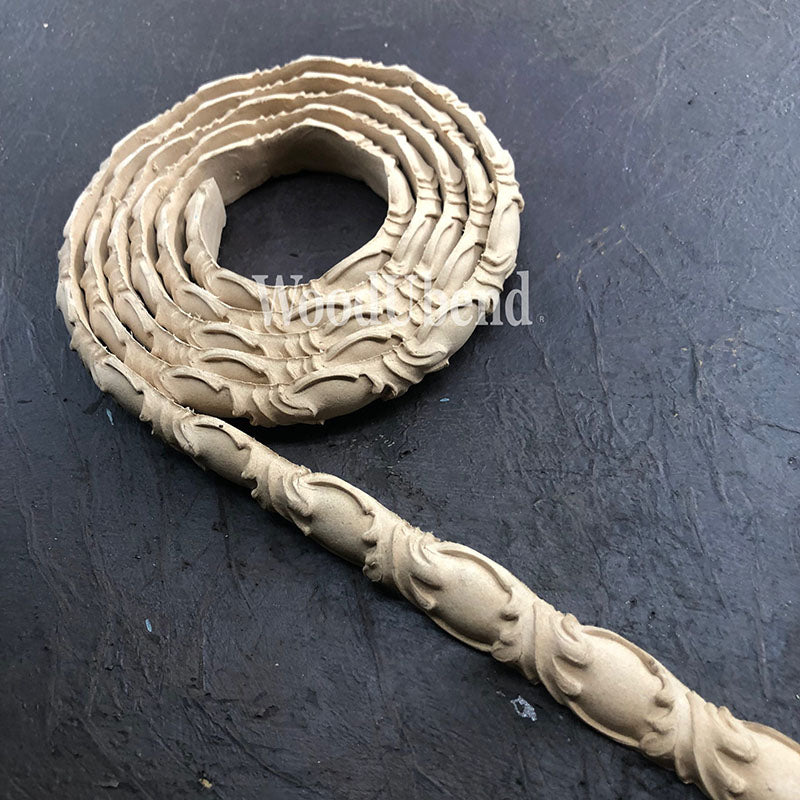 Fregio Decorativo "Cordone Foresta di Foglie Big", WoodUbend