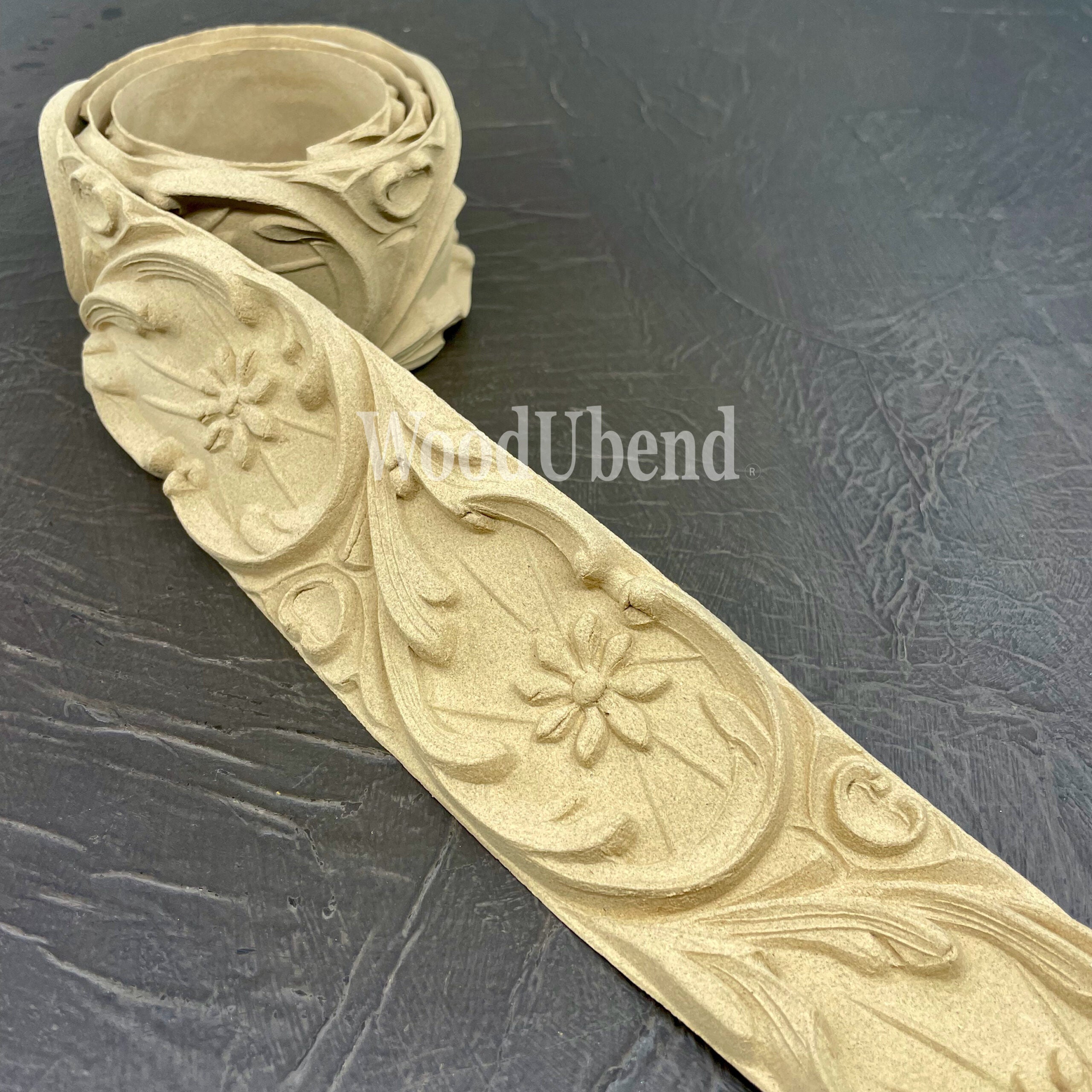 Fregio Decorativo "Cordone fiore di campo small", WoodUbend