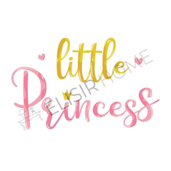Stampa Trasferibile "BABY, LITTLE PRINCESS" 28x40 cm