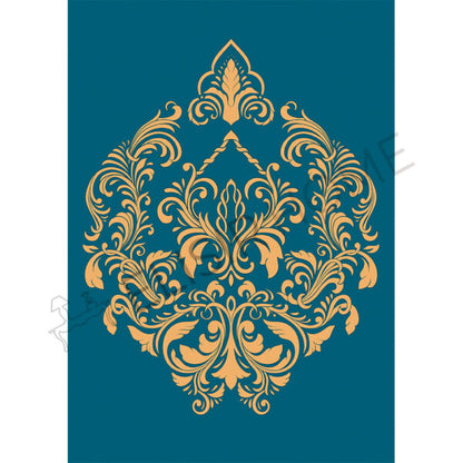 Stampa Trasferibile "FANTASIA, GIGLIO BLU" 28x40 cm