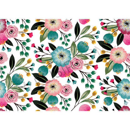 Stampa Trasferibile "FLORA & FAUNA, BLOSSOM FLOWER" 28x40 cm