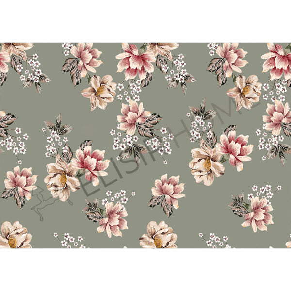 Stampa Trasferibile "FLORA & FAUNA, PEONIE" 28X40 cm