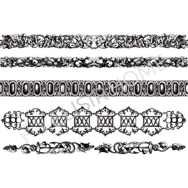 Stampa Trasferibile "VINTAGE, GRECHE" 28x40 cm