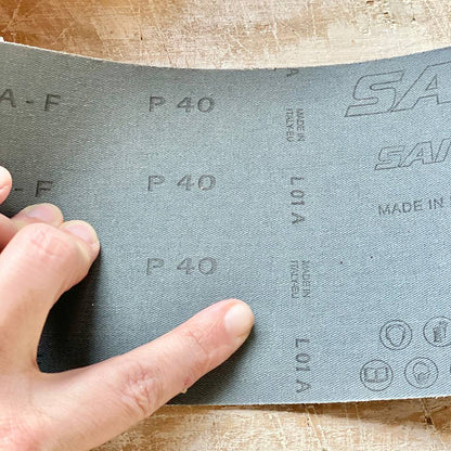 Carta vetro - BASE IN TELA - Grana P40