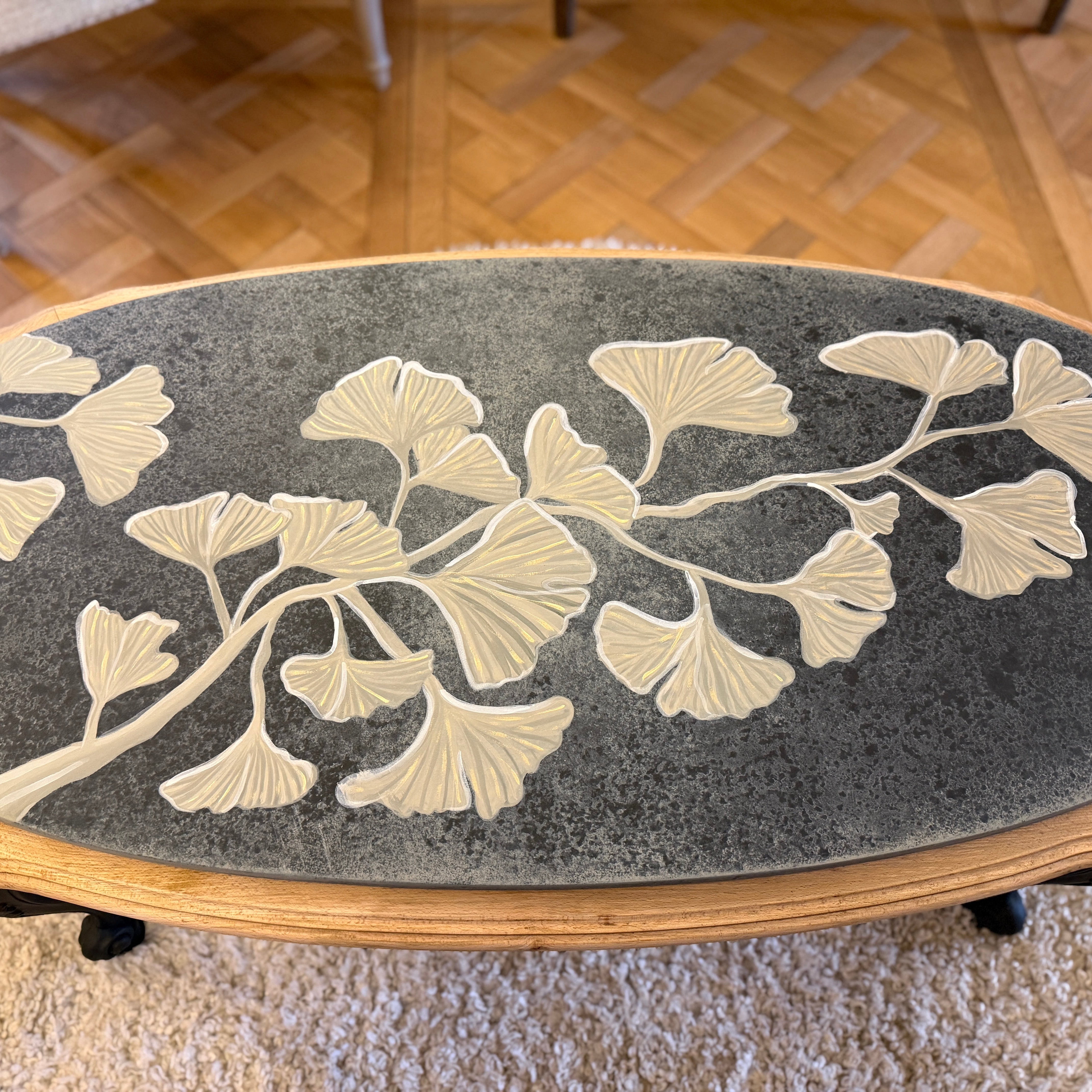 Tavolino Ginko e Nuit Parisienne - I Restyling di Elisa