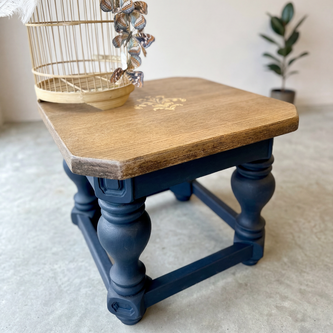 Tavolino basso quadrato Pepper Blue - I Restyling di Elisa