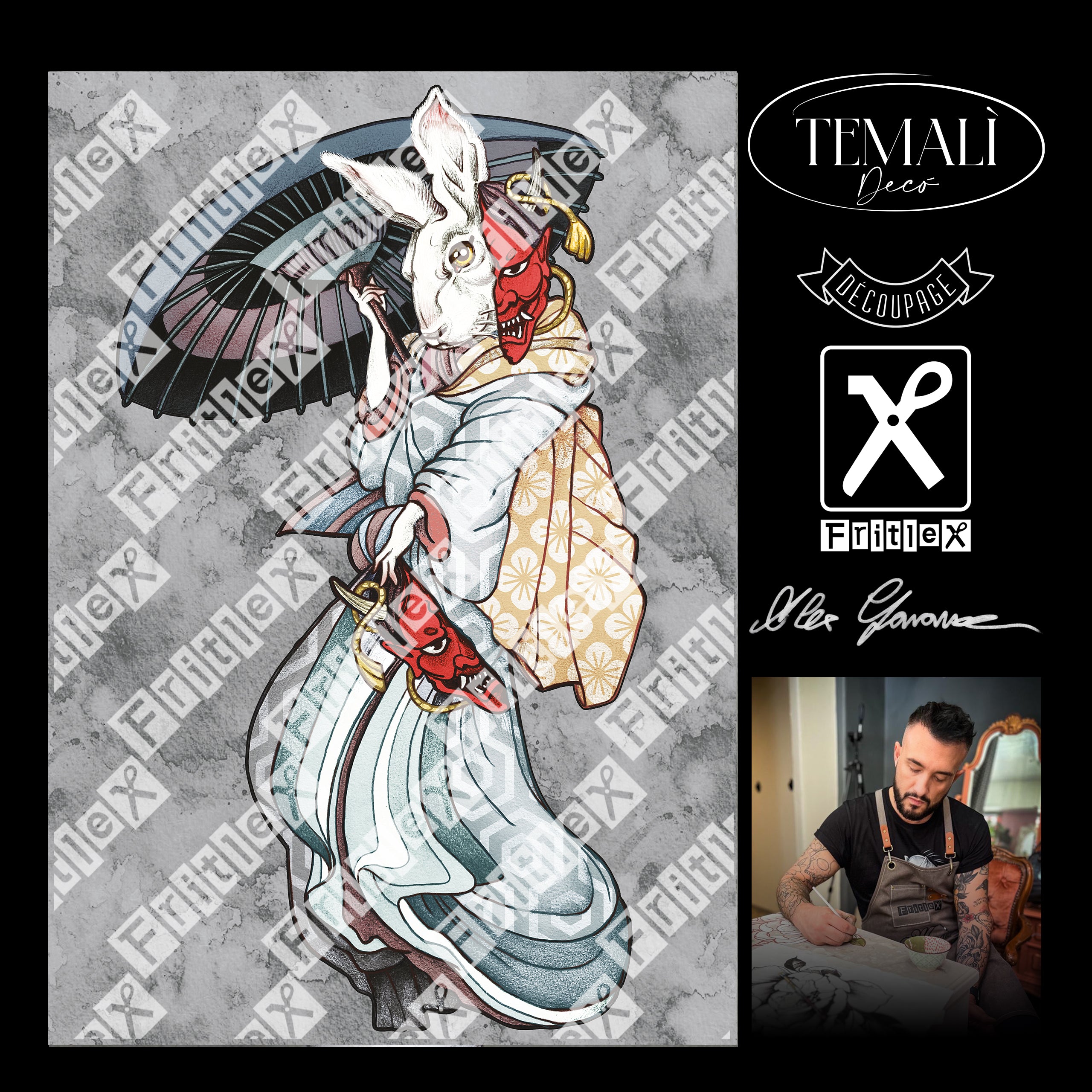 Decoupage Kollektion Alex - Usagi