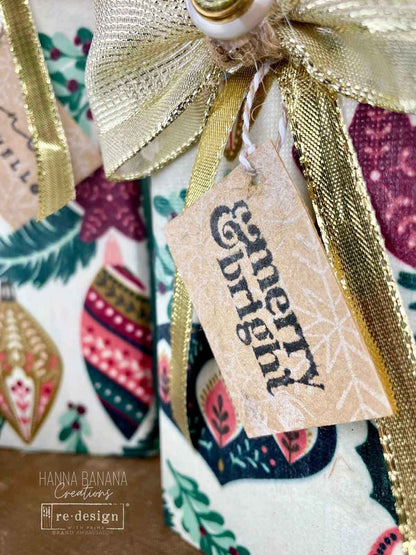 Redesign Decor Stamp "Here Comes Santa" 21,5 x 28 cm