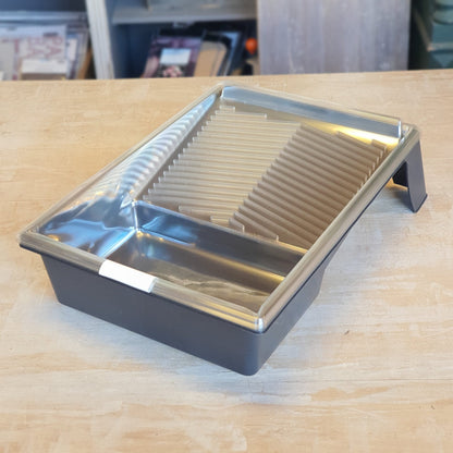 Vaschetta in plastica per rulli nera grande