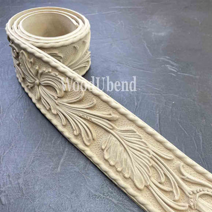Fregio Decorativo "Cordone Leaves Small", WoodUbend