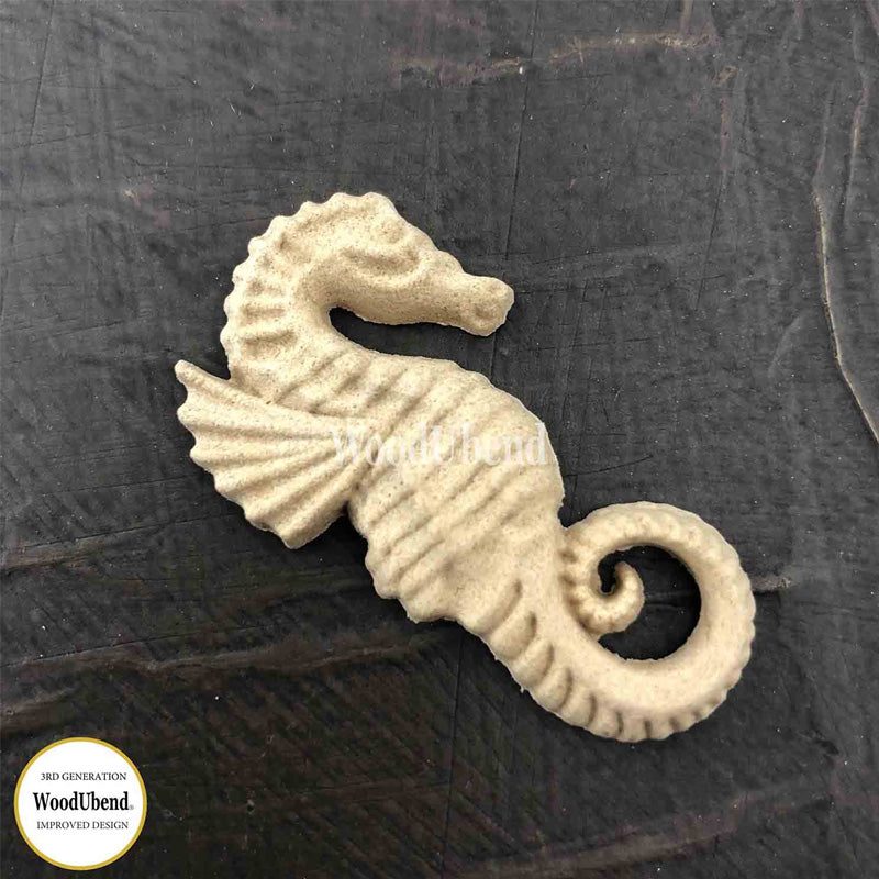 Fregio Decorativo "Cavalluccio Marino", WoodUbend