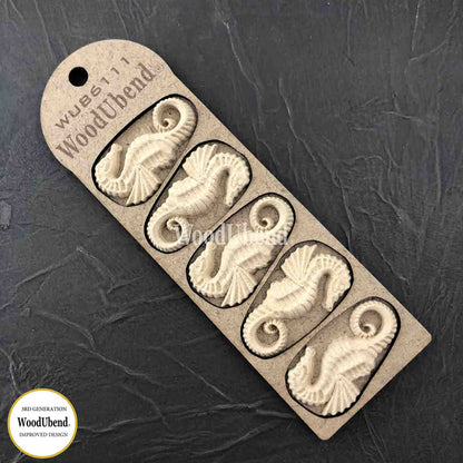 Fregio Decorativo "Cavalluccio Marino", WoodUbend