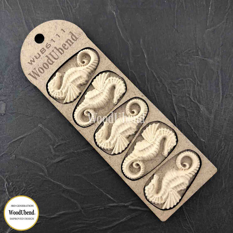 Fregio Decorativo "Cavalluccio Marino", WoodUbend