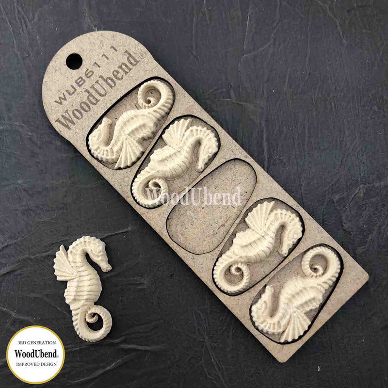 Fregio Decorativo "Cavalluccio Marino", WoodUbend