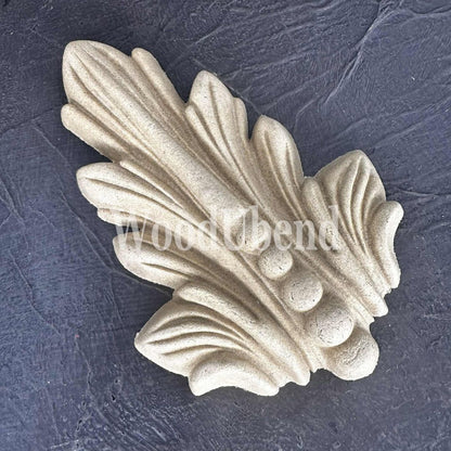 Par de adornos decorativos "Gotas de Acanto" WoodUbend