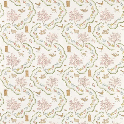 Carta da parati "Wildflower Meadow Verde" - Highgrove - SANDERSON