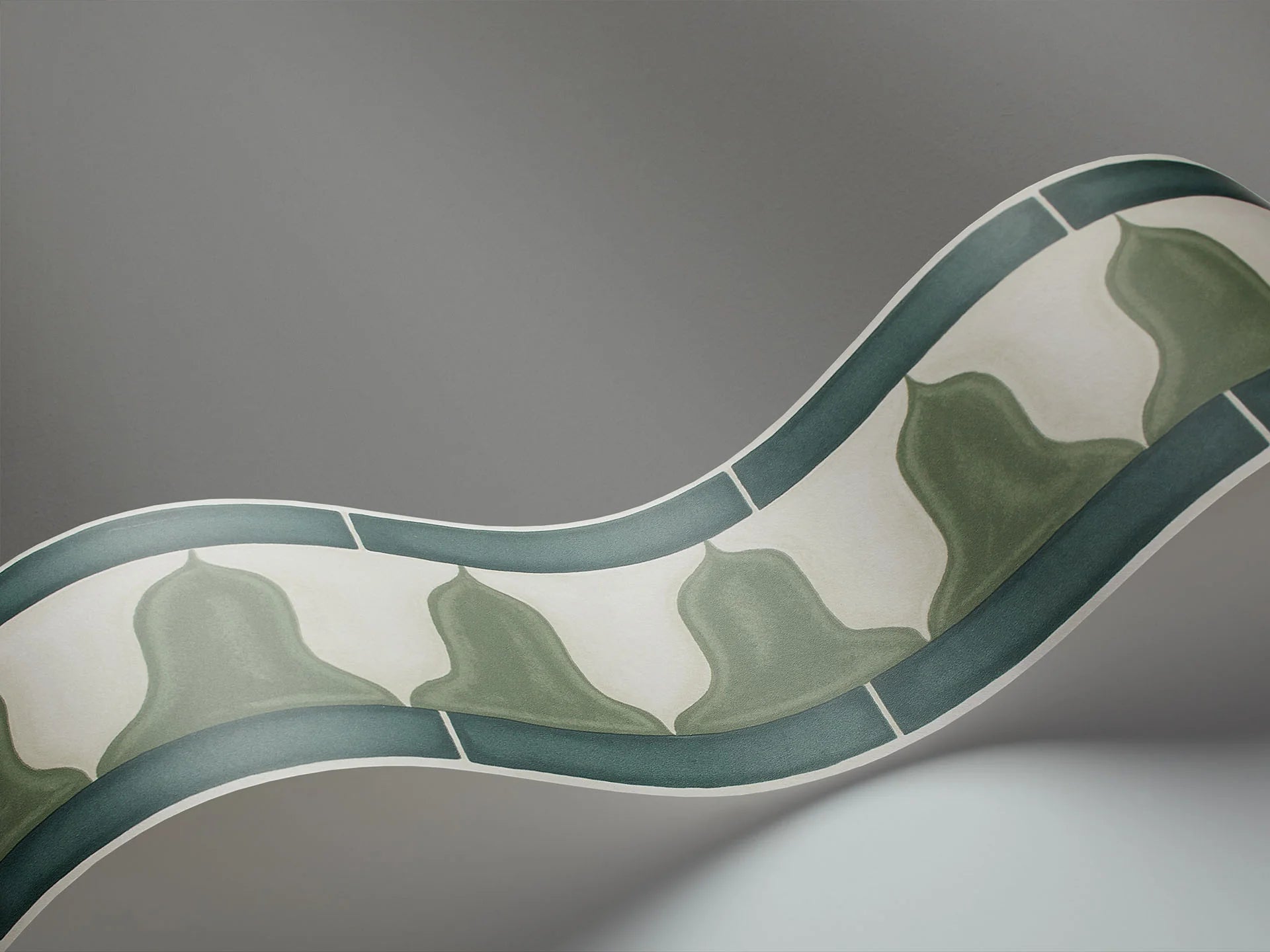 Carta da Parati "MARTYN LAWRENCE BULLARD" Zellige Border verde | COLE & SON