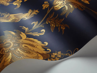 Carta da Parati "MARTYN LAWRENCE BULLARD" Zerzura oro e blu | COLE & SON