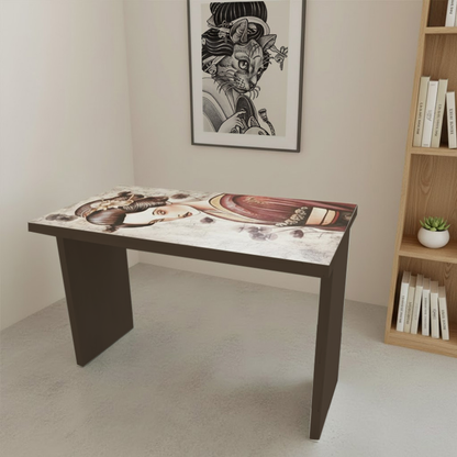 Scrivania “Papaveri Rossi" I Restyling di Alex Fritlex per l'evento Re-Design