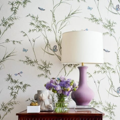 Papier peint « HERBE ADHÉSIVE AQUAMARINE » | HARLEQUIN