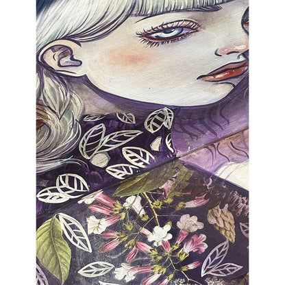 Baule “Papaveri Viola" I Restyling di Alex Fritlex per l'evento Re-Design