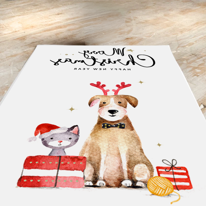 Transfer Print "CHRISTMAS, SNOWBALL" 28×40 cm