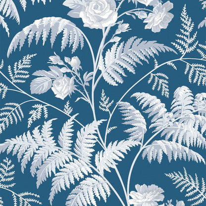 Carta da Parati "ROSE BLU" Botanical | COLE & SON