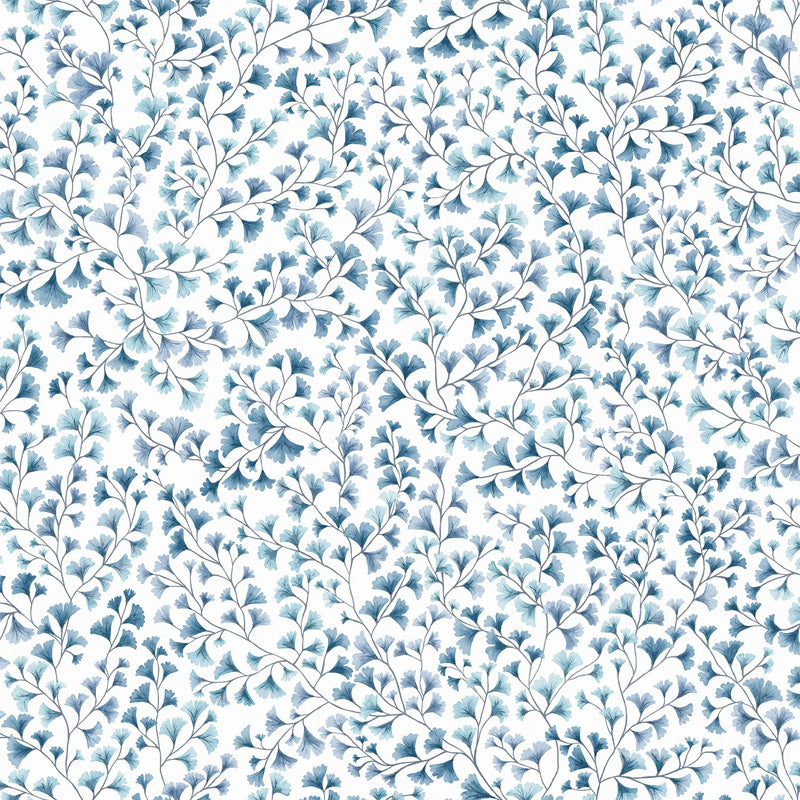 Carta da Parati "MAIDENHAIR BLU" Botanical | COLE & SON