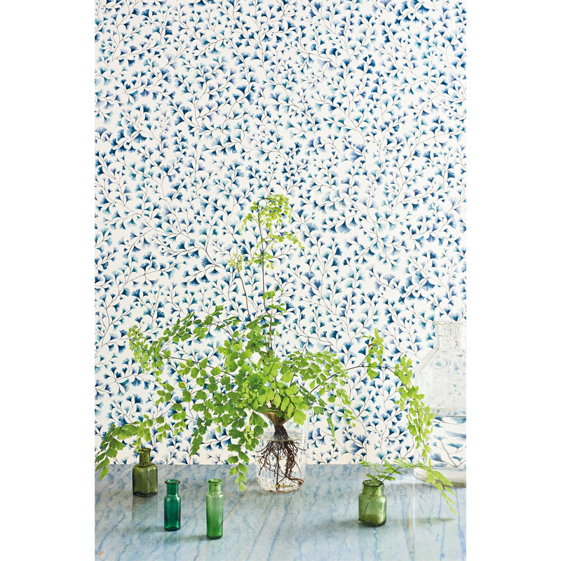 Carta da Parati "MAIDENHAIR BLU" Botanical | COLE & SON