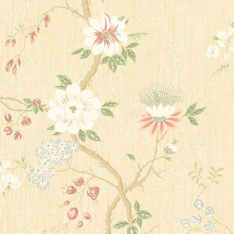 Carta da Parati "CAMELLIA PANNA" Botanical | COLE & SON
