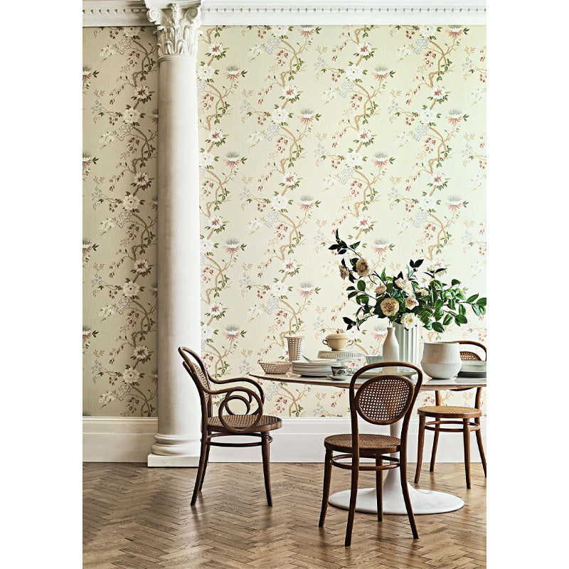 Carta da Parati "CAMELLIA ÉCRU" Botanical | COLE & SON