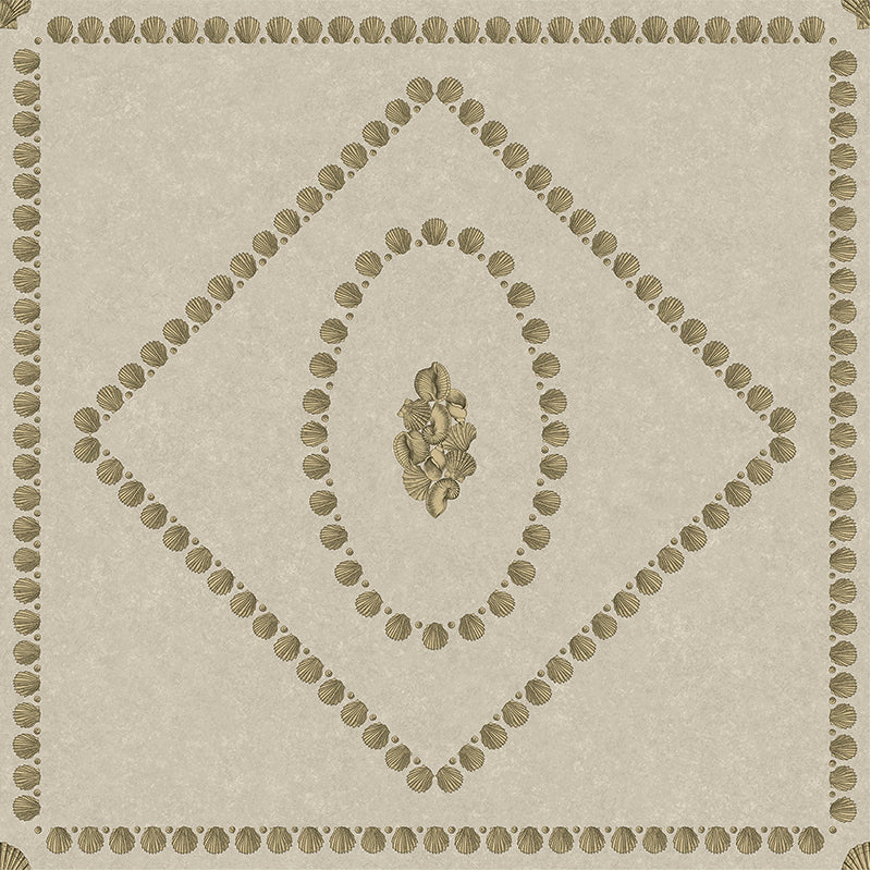 Carta da Parati "CONCHIGLIE AVORIO & ORO" Fornasetti | COLE & SON