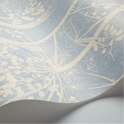 Carta da Parati "COW PARSLEY BIANCO & AZZURRO" The Contemporary | COLE & SON