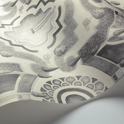 Carta da Parati "TOPIARY FULIGGINE" Botanical | COLE & SON