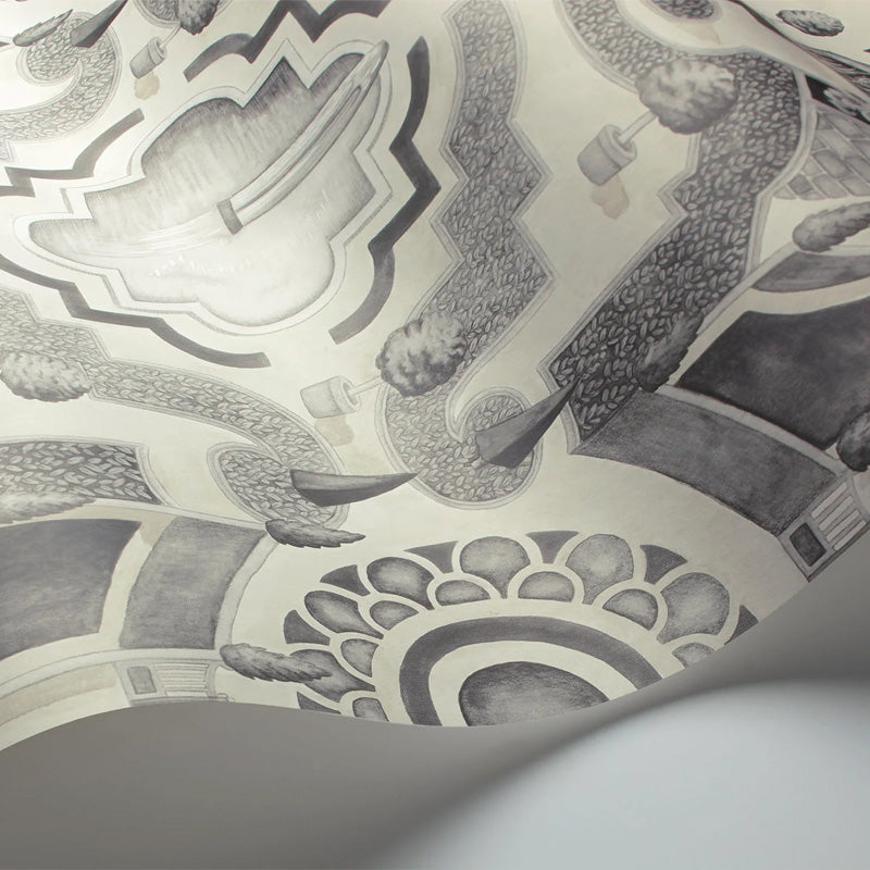 Carta da Parati "TOPIARY FULIGGINE" Botanical | COLE & SON